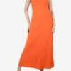 Orange Crepe Midi Dress - Size UK 6 1 Orange Crepe Midi Dress - Size UK 6 -The Dress Suite IMG 0165 685051e5 9b28 42cf a0d6 57722f68dd20