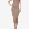 Light Brown Tube Dress - Size M 2 Light Brown Tube Dress - Size M -The Dress Suite IMG 0173 4b3ee9eb 1382 4767 99f7 7a483aaf990f