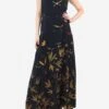 Mother Of Pearl Black Printed Sleeveless Silk Dress - Size UK 8 -The Dress Suite IMG 0681