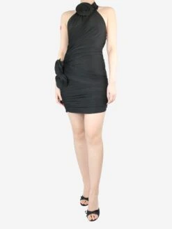 Magda Butrym Black Roses Jersey Mini Dress - Size UK 8 7 Magda Butrym Black Roses Jersey Mini Dress - Size UK 8 -The Dress Suite IMG 0953 a6bfe0a5 c6ba 41e7 8f84 4a473ea9a9b7