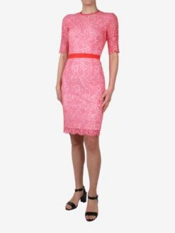 MSGM Pink Embroidered Dress - Size IT 40 -The Dress Suite IMG 2304 b51b6afd 937a 4bf2 adf5 fcd3233403de