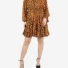 Orange Leopard-print Cotton Mini Dress - Size S 1 Orange Leopard-print Cotton Mini Dress - Size S -The Dress Suite IMG 2929 86ff477f e4e5 47ef af7e 603e82682c60