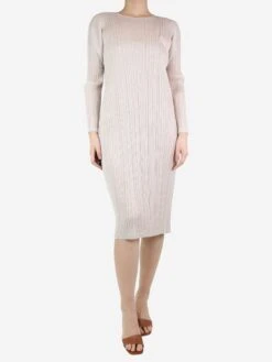 Cream Pleated Dress - Size UK 10 7 Cream Pleated Dress - Size UK 10 -The Dress Suite IMG 3944 2e04c292 8333 47ea 8a0a b19640a9ac0f