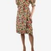 Ganni Multi Puff-sleeved Floral-printed Midi Dress - Size UK 6 -The Dress Suite IMG 4790 4e89630c 768e 462f b7ce 91c952f0ede1