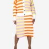 Staud Multicolour Two-tone Striped Cardigan And Knit Dress Set - Size M -The Dress Suite IMG 5251 9839ad9c d43b 4d96 9ed7 bd5e86f322ad