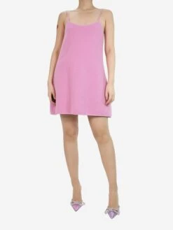 MSGM Pink Sleeveless Wool Dress - Size UK 8