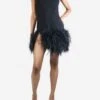 Black ''Fujiko'' Black Mini Dress - Size UK 8 -The Dress Suite IMG 5720