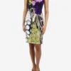 Multicoloured Silk Floral Printed Dress - Size UK 8 -The Dress Suite IMG 5938 c626d322 423f 4773 89b0 f1fea49b2aa2
