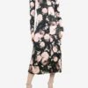 Erdem Black Floral Printed Midi Dress - Size UK 12 -The Dress Suite IMG 5944 170b65f1 2d7f 44ff 91ad b2a9082a0c4b