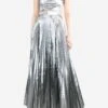 Christopher Kane Silver Sleeveless Cutout Pleated Dress - Size UK 8 -The Dress Suite IMG 6085 cb27ab21 1e34 43aa 8ef2 01dd5b7e67b3