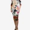 Etro Multicoloured Printed Fitted Dress - Size IT 40