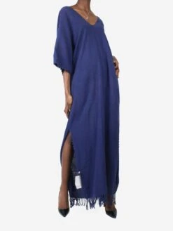 Navy Kaftan Style Maxi Dress - Size UK 10 -The Dress Suite IMG 6229 2707792e c39d 478d 83f5 6d65bfc82e16