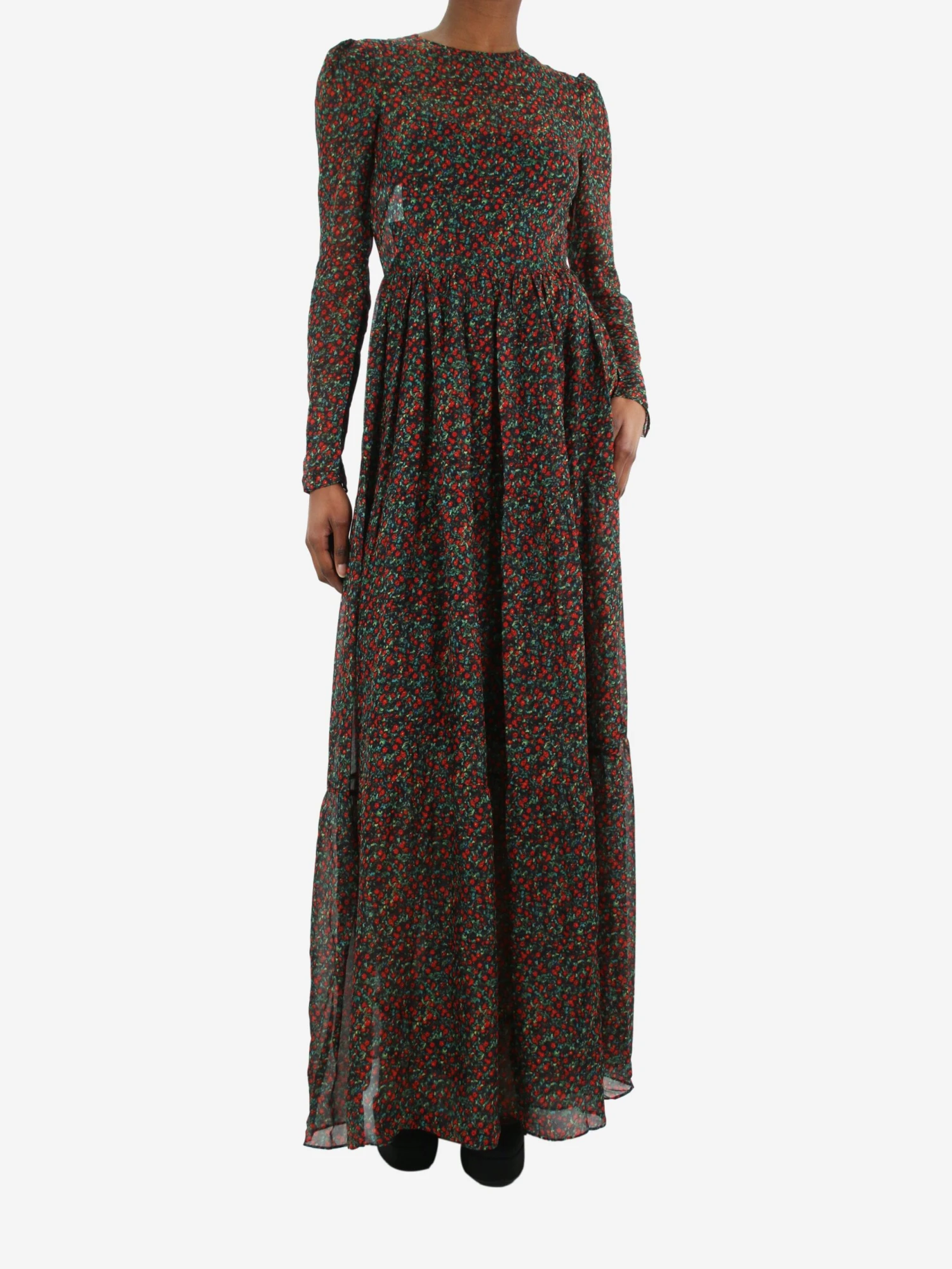 Philosophy Multicoloured Floral Printed Dress - Size UK 6 5 Philosophy Multicoloured Floral Printed Dress - Size UK 6 - Image 3