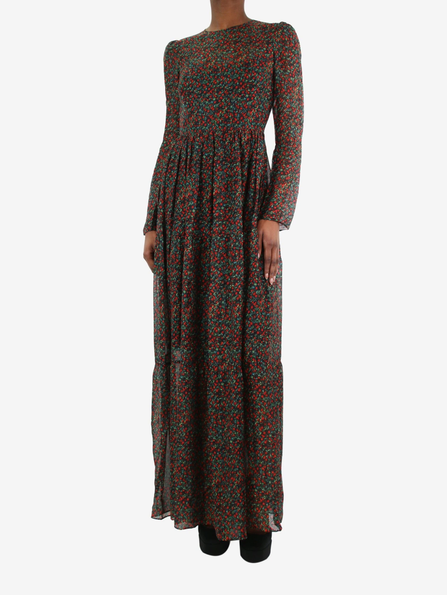 Philosophy Multicoloured Floral Printed Dress - Size UK 6 3 Philosophy Multicoloured Floral Printed Dress - Size UK 6