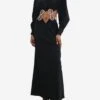 Black Crystal-embellished Cutout Wool Maxi Dress - Size XS -The Dress Suite IMG 6618 5f62698a f412 432d ab45 b24a63fe86d5