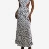 White Sleeveless Cutout Polka Dot Dress - Size US 2 -The Dress Suite IMG 6642 a3c436c6 e633 4505 9c05 b8f5f1187ed3
