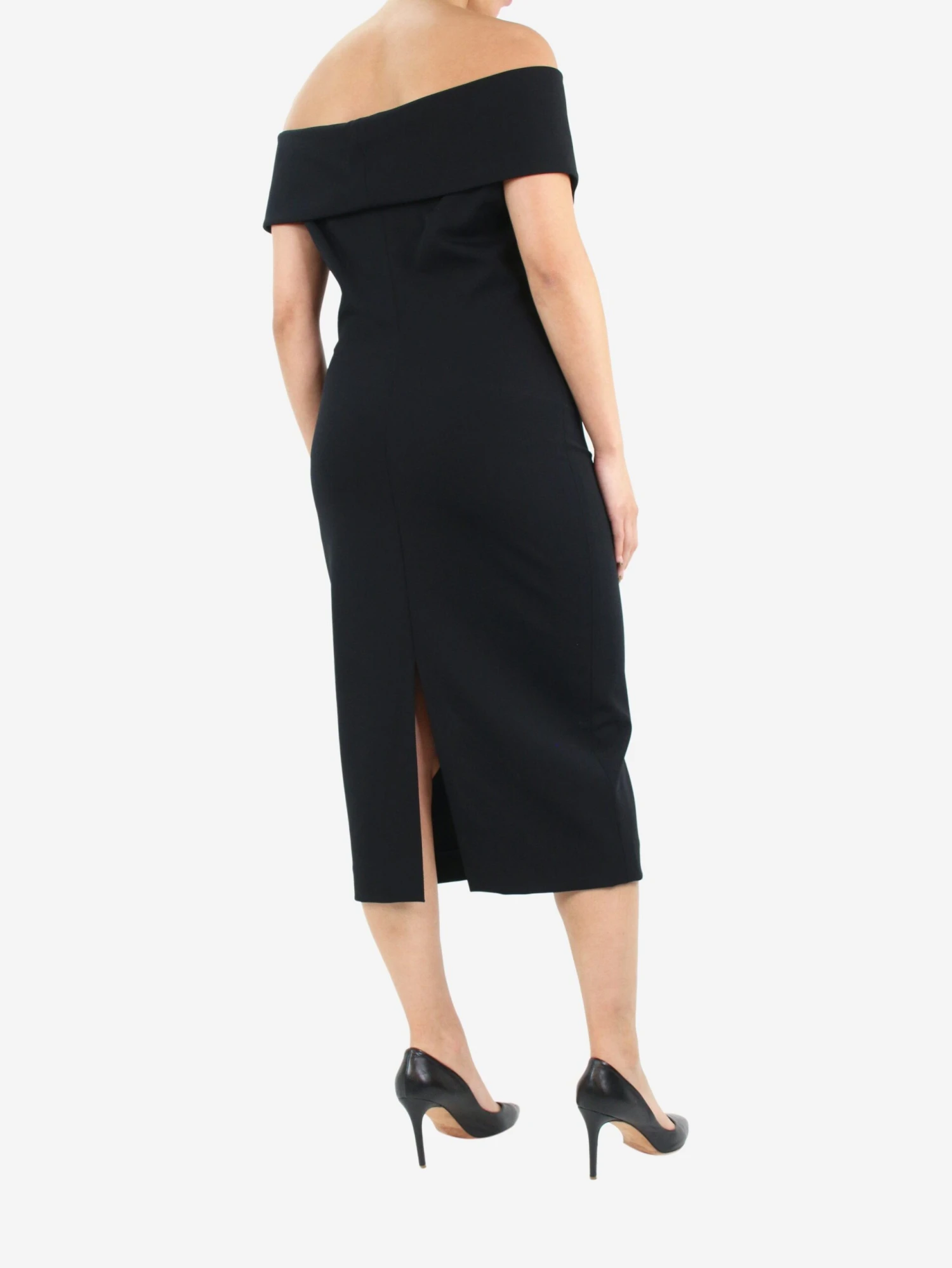 The Row Black Off-shoulder Dress - Size L 4 The Row Black Off-shoulder Dress - Size L - Image 2