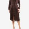 Bottega Veneta Brown Pleated Midi Dress - Size UK 6 -The Dress Suite IMG 6947 213b31f5 fb3f 4cf9 b2f1 7c8e5c1e6b25