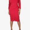 Max Mara Red Fitted Midi Dress - Size 1 Max Mara Red Fitted Midi Dress - Size -The Dress Suite IMG 7014 6ee86031 dabf 49ad 85b9 8c32d7ac7441