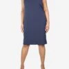 AKRIS Blue Sleeveless Midi Dress - Size UK 16 -The Dress Suite IMG 7034 145d659a 0d83 4f58 947f 060e1efe4f12