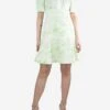 ME+EM Green And Cream Floral Printed Dress - Size UK 8 -The Dress Suite IMG 7192 40dc78ce 2204 43ca aac1 779e1d07da9b