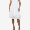 Celine White V-neckline Ruffle Trim Midi Dress - Size UK 12 2 Celine White V-neckline Ruffle Trim Midi Dress - Size UK 12 -The Dress Suite IMG 7225 efa15343 3a17 434e bf60 e735aa28679c