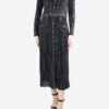 Chanel Black Sparkly Buttoned Midi Dress - Size UK 12 -The Dress Suite IMG 7228 9d19dd91 b9a3 4de0 8190 21290febc644