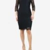 Dolce & Gabbana Black 3/4 Sleeve Lace Midi Dress - Size UK 10 -The Dress Suite IMG 7243 4a2e37e7 bddf 47f1 bfa6 640945caca7d