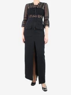 SELF PORTRAIT Black Broderie-anglaise Pocket Dress - Size UK 10 7 SELF PORTRAIT Black Broderie-anglaise Pocket Dress - Size UK 10 -The Dress Suite IMG 7336 7bd2db89 60c9 4417 aac5 cae635788701