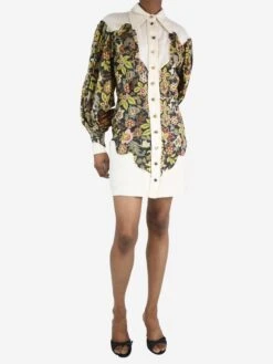 Multicolour Floral Shirt Dress - Size UK 6 7 Multicolour Floral Shirt Dress - Size UK 6 -The Dress Suite IMG 7419 2d054727 f589 4248 9f96 bd2d727c0303
