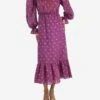 Purple Printed Midi Dress - Size UK 4 1 Purple Printed Midi Dress - Size UK 4 -The Dress Suite IMG 7424 a17381c7 52d4 46ba 9521 a8dafeaafafd