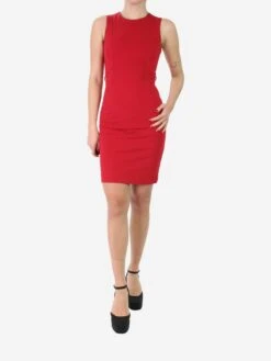 Gucci Red Sleeveless Dress - Size XS