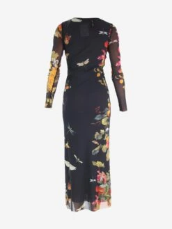 Jean Paul Gaultier Black Floral-printed Mesh Midi Dress - Size S 12 Jean Paul Gaultier Black Floral-printed Mesh Midi Dress - Size S -The Dress Suite IMG 7507 bfa470c1 4968 413f a7cf 8cefd3cae94a
