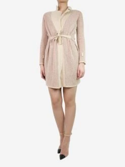 Missoni Cream And Pink Knitted Dress With Belt - Size UK 6 7 Missoni Cream And Pink Knitted Dress With Belt - Size UK 6 -The Dress Suite IMG 7791 bfd2a751 add0 4941 bd3e 4aeaf70cc208