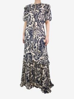 JOHANNA ORTIZ Cream Ruffle Silk Maxi Dress - Size UK 12 7 JOHANNA ORTIZ Cream Ruffle Silk Maxi Dress - Size UK 12 -The Dress Suite IMG 8001 3ca69810 bcfe 42c8 b913 f81592b9d5f4