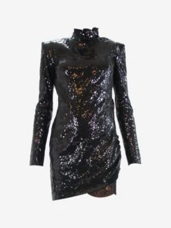 Black Sequin Lace-trimmed Dress - Size UK 10 10 Black Sequin Lace-trimmed Dress - Size UK 10 -The Dress Suite IMG 8003 f6daec2a f6b6 4033 89e4 21e8984f730e