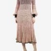 Zimmermann Pink And Beige Knit Midi Dress - Size UK 10 -The Dress Suite IMG 8660 799557a0 5d6e 4948 a9ff 12d52ecbcb58