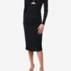 Black Ruched Midi Dress - Size UK 8 1 Black Ruched Midi Dress - Size UK 8 -The Dress Suite IMG 9018 2b8086d9 56aa 4481 b405 3883b424f747
