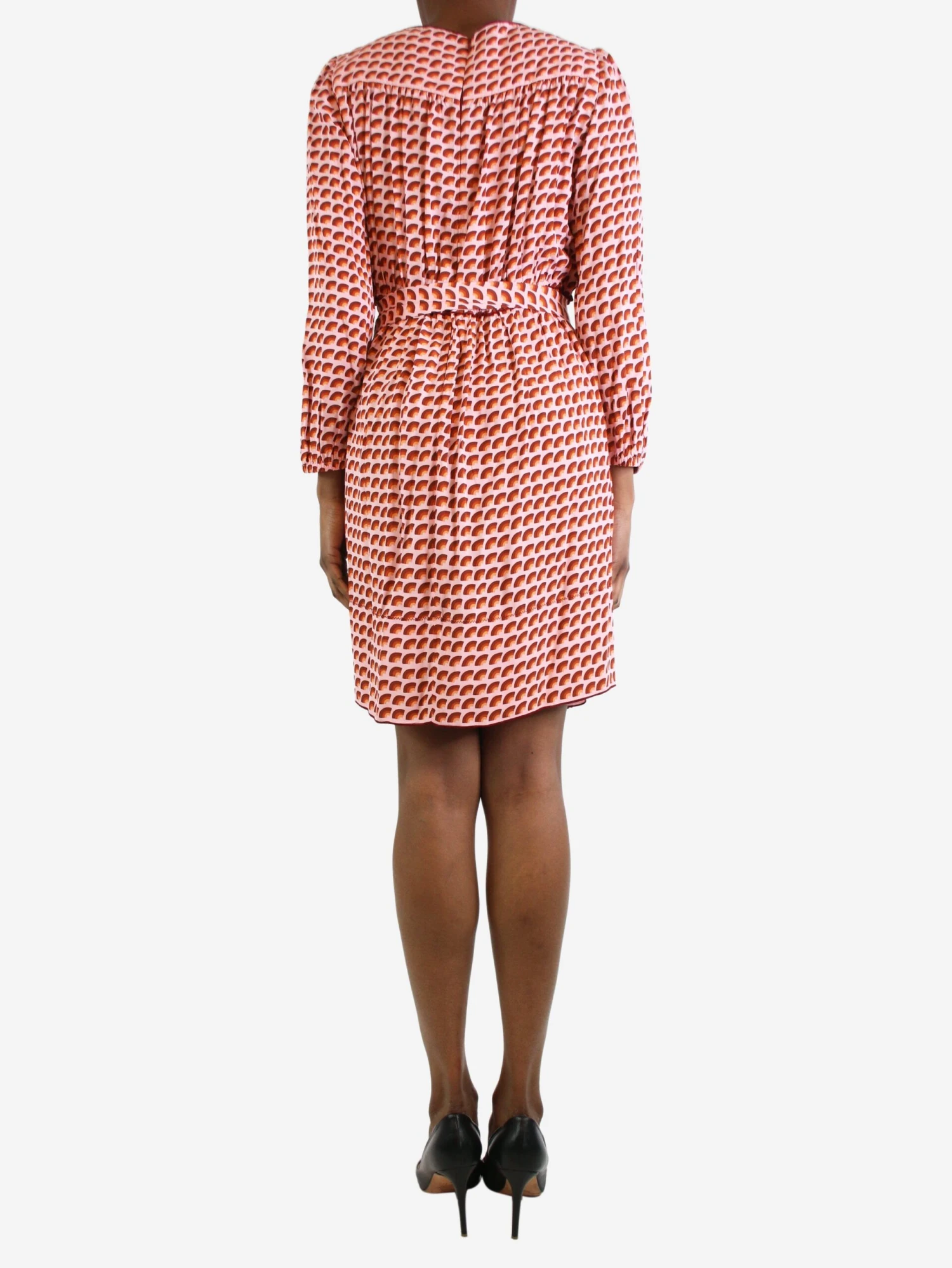Marc Jacobs Pink Printed Dress - Size UK 6 4 Marc Jacobs Pink Printed Dress - Size UK 6 - Image 2