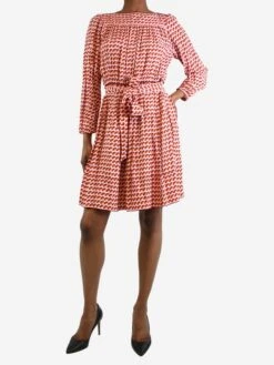 Marc Jacobs Pink Printed Dress - Size UK 6