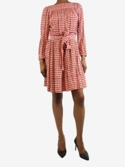Marc Jacobs Pink Printed Dress - Size UK 6 7 Marc Jacobs Pink Printed Dress - Size UK 6 -The Dress Suite IMG 9066