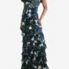 Blue Printed Ruffle Maxi Dress - Size UK 8 -The Dress Suite IMG 9111 e40b3ed3 18c7 446d b1d5 36e16e776689