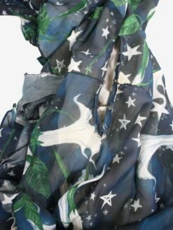 Blue Printed Ruffle Maxi Dress - Size UK 8 9 Blue Printed Ruffle Maxi Dress - Size UK 8 -The Dress Suite IMG 9199 9432bb67 2f43 4da4 b2ec 1960f61ca223