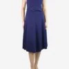 Zimmermann Navy Sleeveless Belted A-line Midi Dress - Size UK 14 2 Zimmermann Navy Sleeveless Belted A-line Midi Dress - Size UK 14 -The Dress Suite IMG 9393