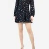 Black Silk Polka Dot Dress - Size M -The Dress Suite IMG 9474 11ffc963 24cf 4d90 ada6 859135daa0c1