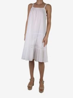 ME+EM White Slip On Dress - Size UK 10