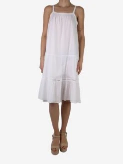 ME+EM White Slip On Dress - Size UK 10 -The Dress Suite IMG 9584 49dcab92 c80f 433f acb4 e9acbc6d8474