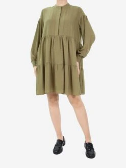 Samsoe Samsoe Khaki Margo Shirt Dress - Size S