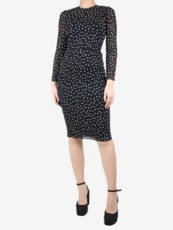 Dolce & Gabbana Black Silk Polka Dot Dress - Size UK 8 -The Dress Suite IMG 9695 07ed8ea2 0fdc 4cd1 b7fe 836b720b096c