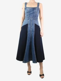 Chloé Blue Denim Pocket Dress - Size UK 8